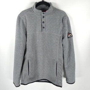 NWT AVALANCHE Outdoor Pullover 1/4 Snap Sweater with Pockets Style CAM814C SMALL